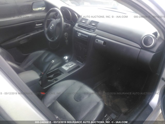 JM1BK323361540246 - 2006 MAZDA 3 S SILVER photo 5