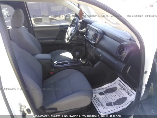 5TFRX5GN2GX072661 - 2016 TOYOTA TACOMA ACCESS CAB/SR/SR5 თეთრი ფოტო 5