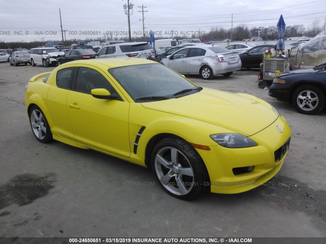 JM1FE17N640123455 - 2004 MAZDA RX8 YELLOW photo 1