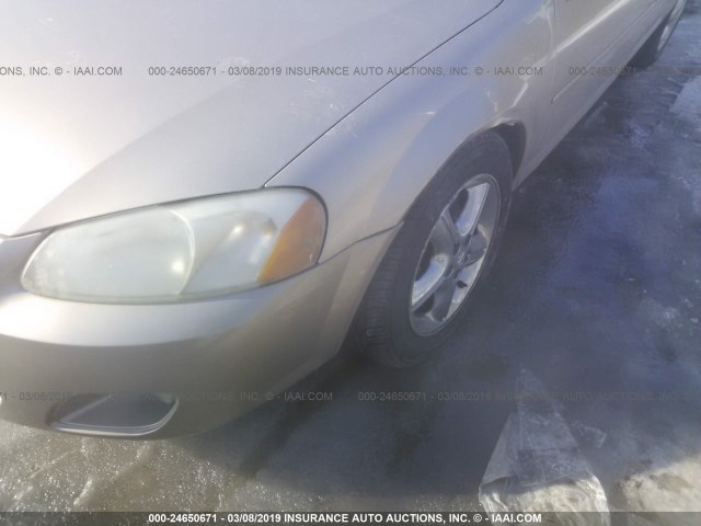 1B3EL56R34N376069 - 2004 DODGE STRATUS ES TAN photo 6