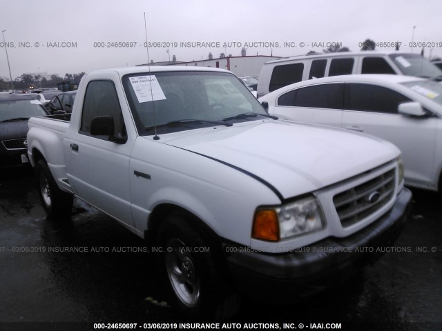 1FTYR10U12PA62373 - 2002 FORD RANGER WHITE photo 1