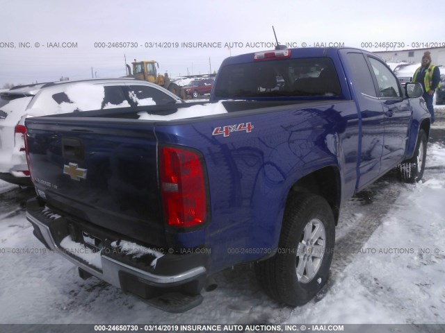 1GCHTBEN0H1263380 - 2017 CHEVROLET COLORADO BLUE photo 4