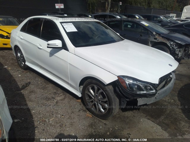 WDDHF5KBXEA791867 - 2014 MERCEDES-BENZ E 350 WHITE photo 1