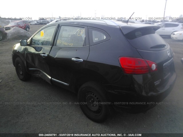 JN8AS5MT5FW662392 - 2015 NISSAN ROGUE SELECT S BLACK photo 3