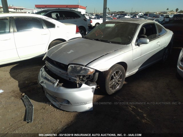 1G1JH14F547102708 - 2004 CHEVROLET CAVALIER LS SPORT SILVER photo 2