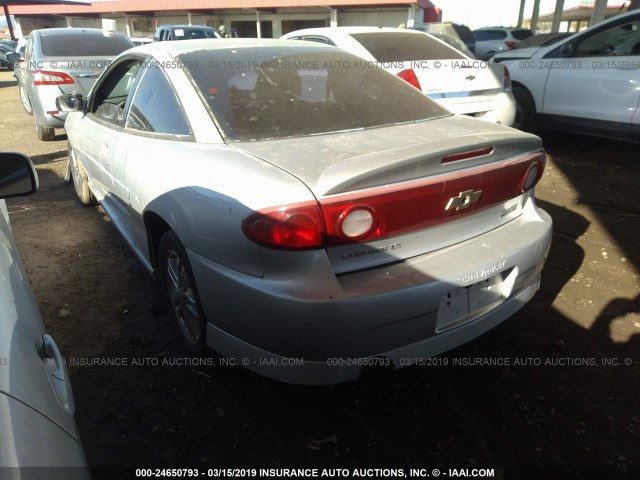 1G1JH14F547102708 - 2004 CHEVROLET CAVALIER LS SPORT SILVER photo 3