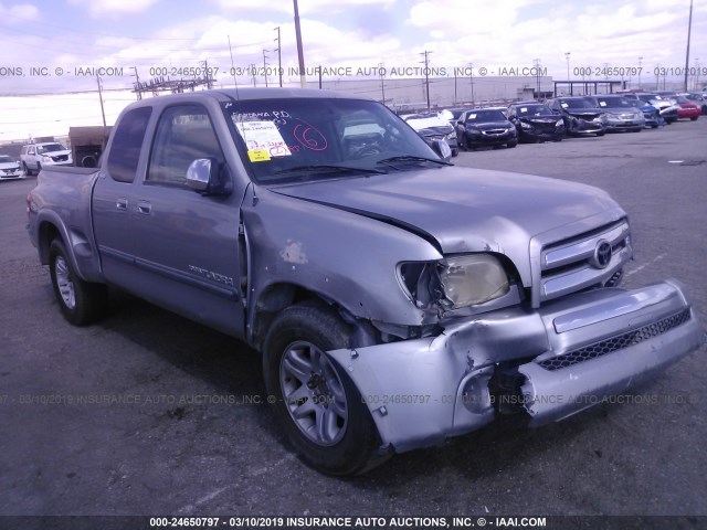 5TBRT34163S347068 - 2003 TOYOTA TUNDRA ACCESS CAB SR5 SILVER photo 1