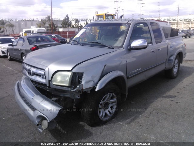 5TBRT34163S347068 - 2003 TOYOTA TUNDRA ACCESS CAB SR5 SILVER photo 2