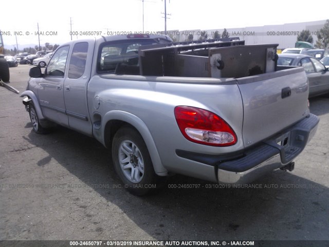 5TBRT34163S347068 - 2003 TOYOTA TUNDRA ACCESS CAB SR5 SILVER photo 3