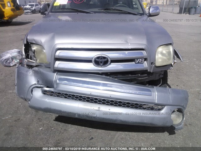 5TBRT34163S347068 - 2003 TOYOTA TUNDRA ACCESS CAB SR5 SILVER photo 6