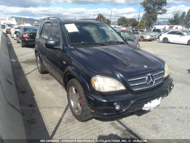 4JGAB74E5YA183023 - 2000 MERCEDES-BENZ ML 55 GRAY photo 1