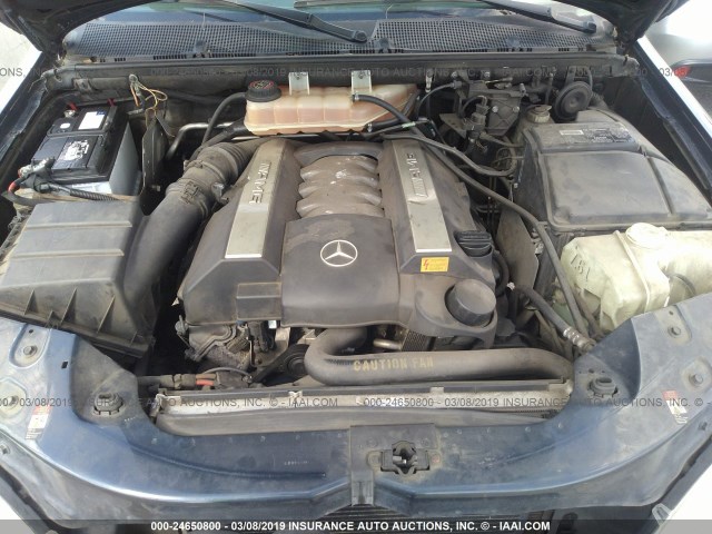 4JGAB74E5YA183023 - 2000 MERCEDES-BENZ ML 55 GRAY photo 10