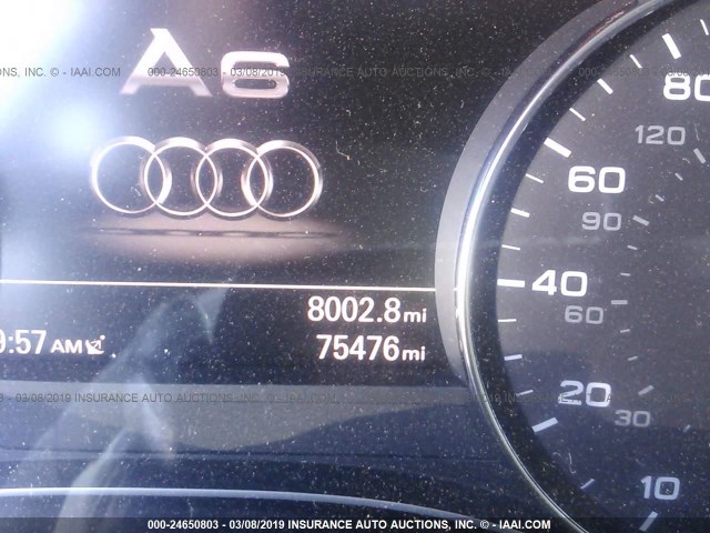 WAUHGAFC7EN154069 - 2014 AUDI A6 PRESTIGE ნაცრისფერი ფოტო 7