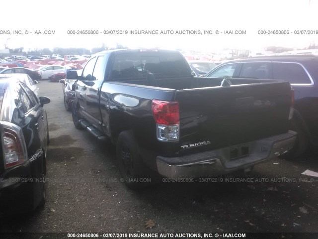 5TFRM5F14CX045138 - 2012 TOYOTA TUNDRA DOUBLE CAB SR5 BLACK photo 3