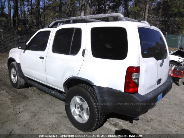 5N1ED28Y23C641097 - 2003 NISSAN XTERRA XE/SE WHITE photo 3