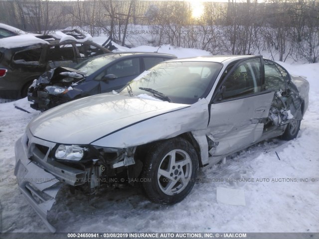 1G2HX52K934103249 - 2003 PONTIAC BONNEVILLE SE SILVER photo 2