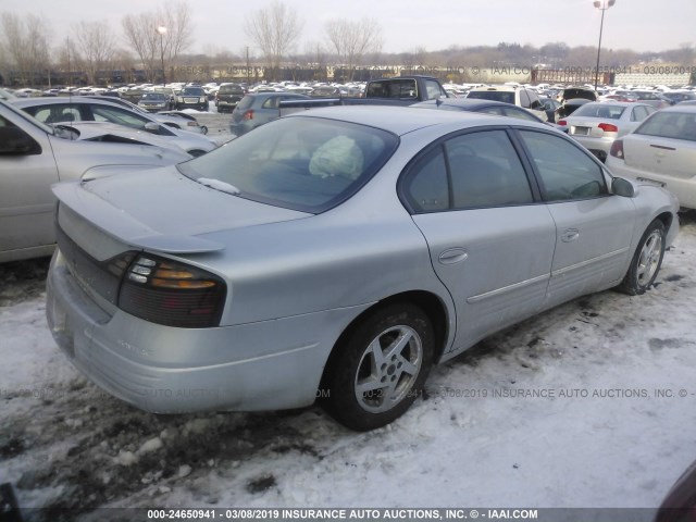 1G2HX52K934103249 - 2003 PONTIAC BONNEVILLE SE SILVER photo 4