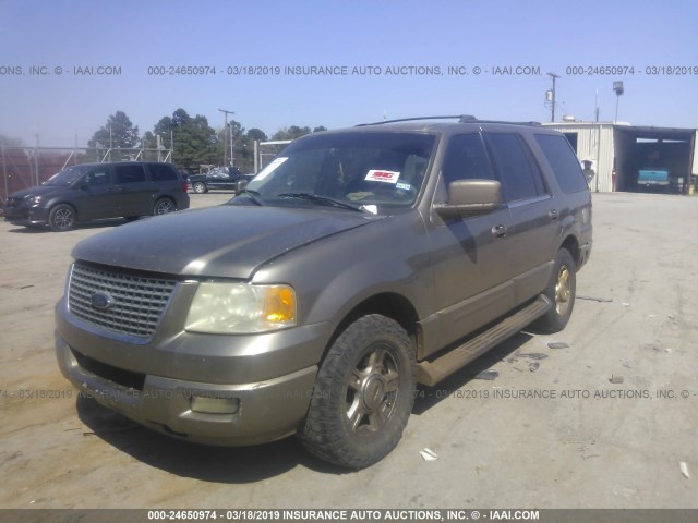 1FMPU15L23LA63174 - 2003 FORD EXPEDITION XLT BEIGE photo 2