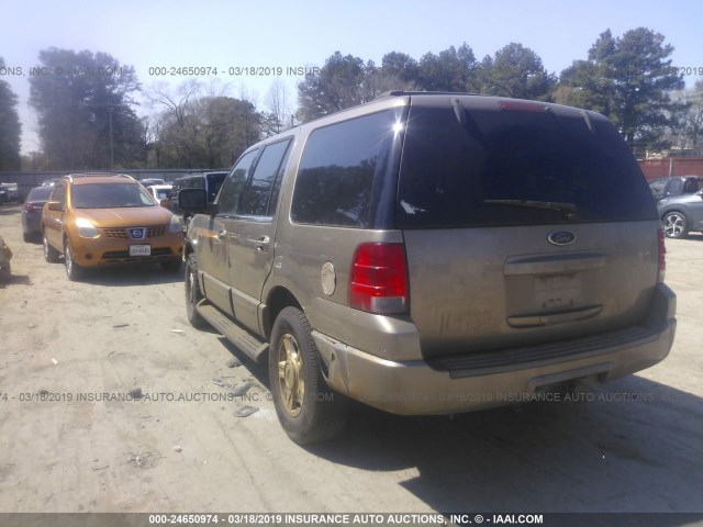 1FMPU15L23LA63174 - 2003 FORD EXPEDITION XLT BEIGE photo 3