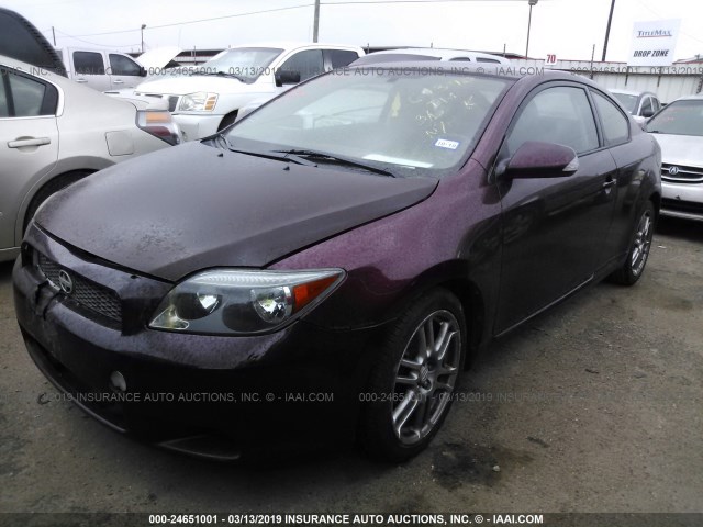 JTKDE177X60130820 - 2006 TOYOTA SCION TC მუქწითელი ფოტო 2