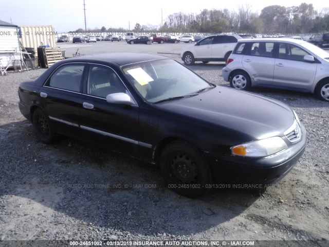 1YVGF22C415207604 - 2001 MAZDA 626 ES/LX BLACK photo 1