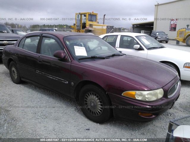 1G4HP54K81U165291 - 2001 BUICK LESABRE CUSTOM RED photo 1