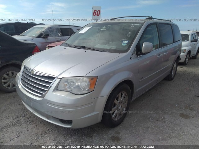 2A8HR54P38R828664 - 2008 CHRYSLER TOWN & COUNTRY TOURING SILVER photo 2