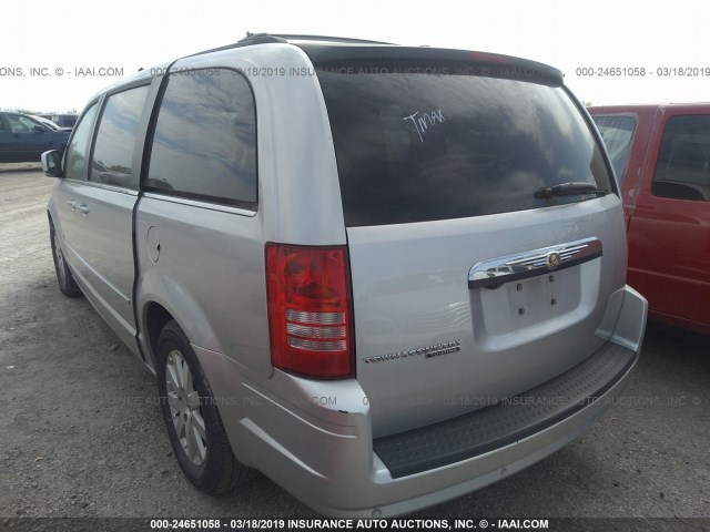 2A8HR54P38R828664 - 2008 CHRYSLER TOWN & COUNTRY TOURING SILVER photo 3