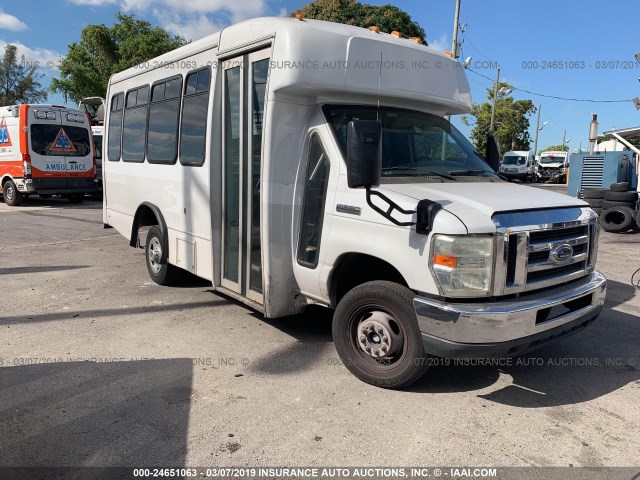 1FD3E35S58DA18407 - 2008 FORD ECONOLINE E350 SUPER DUTY CTWAY VAN WHITE photo 1