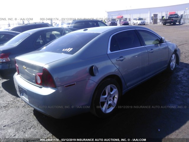 1G1ZH57B99F146940 - 2009 CHEVROLET MALIBU 1LT ლურჯი ფოტო 4
