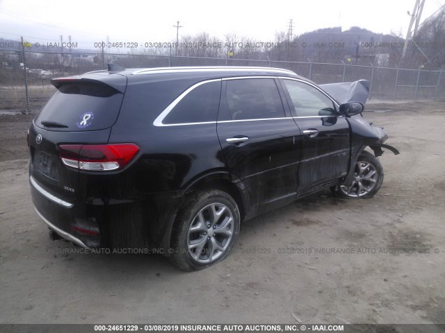 5XYPKDA51GG164131 - 2016 KIA SORENTO SX/SX LIMITED BLACK photo 4