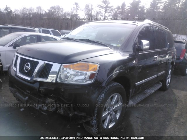 5N1AA0NE3CN605297 - 2012 NISSAN ARMADA SV/SL/PLATINUM BLACK photo 2