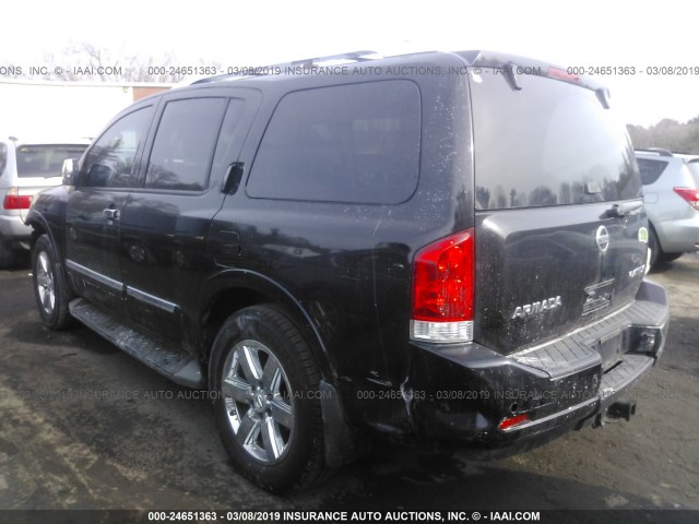 5N1AA0NE3CN605297 - 2012 NISSAN ARMADA SV/SL/PLATINUM BLACK photo 3