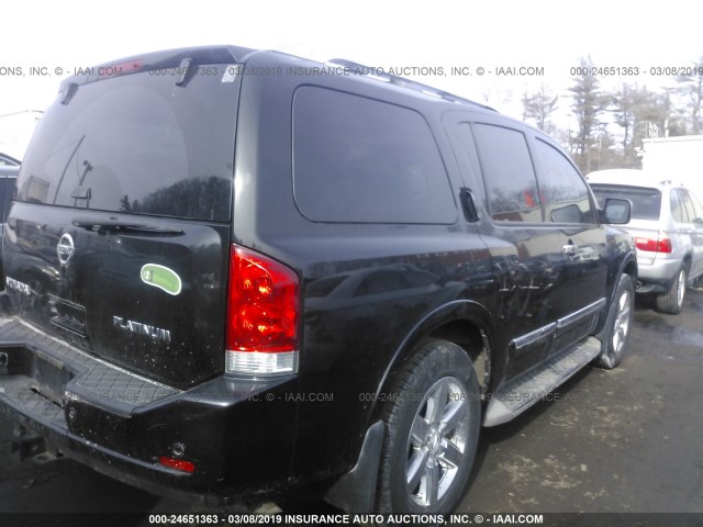 5N1AA0NE3CN605297 - 2012 NISSAN ARMADA SV/SL/PLATINUM BLACK photo 4