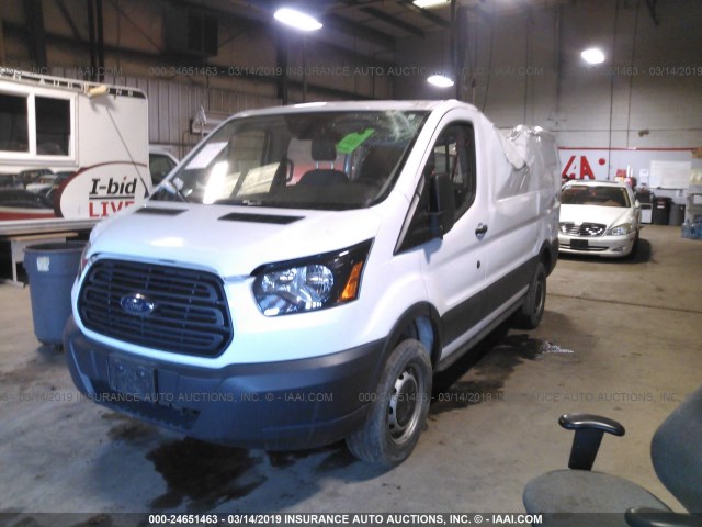 1FTYR1YM0GKA98886 - 2016 FORD TRANSIT T-250 WHITE photo 2