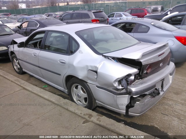 2G1WH55K5Y9107808 - 2000 CHEVROLET IMPALA LS SILVER photo 3