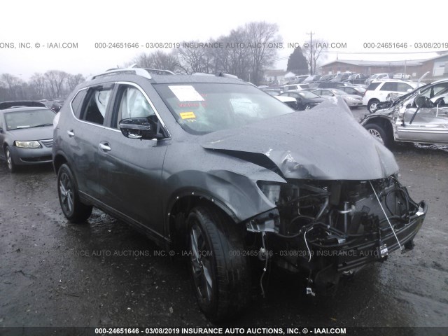 5N1AT2MV7GC880308 - 2016 NISSAN ROGUE S/SL/SV GRAY photo 1