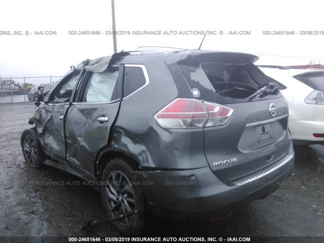 5N1AT2MV7GC880308 - 2016 NISSAN ROGUE S/SL/SV GRAY photo 3