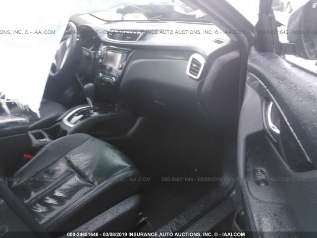 5N1AT2MV7GC880308 - 2016 NISSAN ROGUE S/SL/SV GRAY photo 5