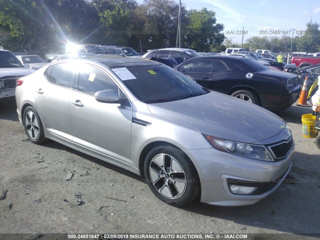 KNAGM4AD0C5010740 - 2012 KIA OPTIMA HYBRID GOLD photo 1