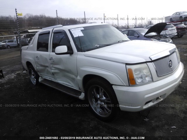 3GYEK63N42G267483 - 2002 CADILLAC ESCALADE EXT WHITE photo 1