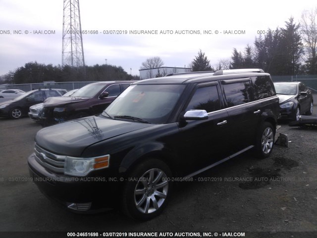 2FMEK63C59BA89564 - 2009 FORD FLEX LIMITED BLACK photo 2