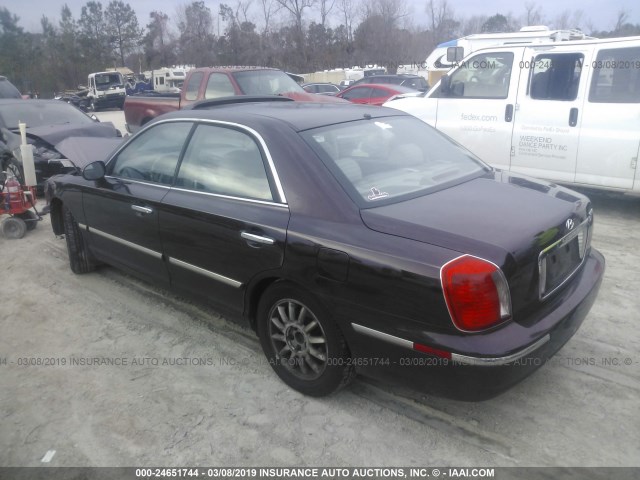 KMHFU45E75A420622 - 2005 HYUNDAI XG 350 PURPLE photo 3