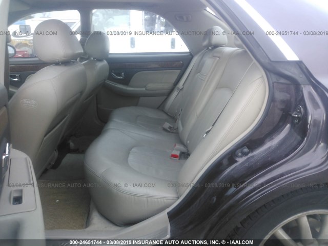 KMHFU45E75A420622 - 2005 HYUNDAI XG 350 PURPLE photo 8