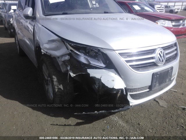 WVGBV75N69W525416 - 2009 VOLKSWAGEN TIGUAN SE/SEL BLACK photo 6