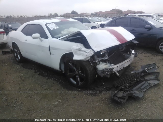 2C3CDYAG0DH536464 - 2013 DODGE CHALLENGER SXT WHITE photo 1