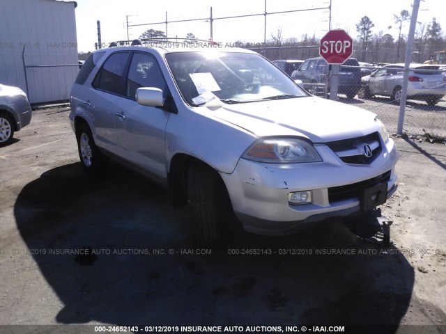 2HNYD18606H539710 - 2006 ACURA MDX TOURING SILVER photo 1