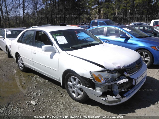 4T1BF28B81U148136 - 2001 TOYOTA AVALON XL/XLS WHITE photo 1