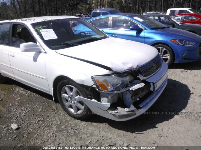 4T1BF28B81U148136 - 2001 TOYOTA AVALON XL/XLS WHITE photo 6