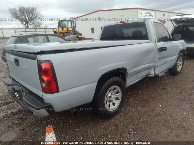 3GCEC14X57G203515 - 2007 CHEVROLET SILVERADO C1500 CLASSIC GRAY photo 4